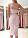 Elegant One shoulder Sheath Knee length Prom Dresses,SW1584