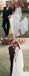 See Through Lace Tulle Long Sleeve Charming Wedding Dresses,DB0181