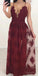Spaghetti Strap Tulle Lace A-line Occasion Party Prom Dresses DPB3103