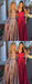 Spaghetti Strap V-neck Elastic Satin Cheap Bridesmaid Dresses,PB1047