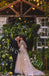 Elegant Sweetheart Sleeveless A-line Long Prom Dress,SW1965