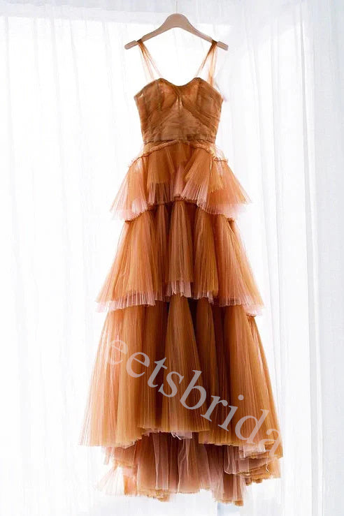 Elegant Off shoulder Sleeveless A-line Long Prom Dress,SW1955