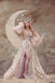 Elegant Off shoulder Sweetheart Side slit A-line Long Prom Dress,SW1972