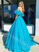 Elegant Sweetheart Off shoulder A-line Prom Dresses,SW1864