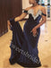 Sexy V-neck Off shoulser Mermaid Prom Dresses,SW1916
