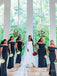 Simple Off-shoulder Mermaid Elegant Pretty Long Bridesmaid Dresses, SWE1327