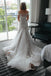 Elegant Off Shoulder Tulle Mermaid With Train Long Wedding Dresses, WD1121