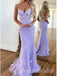 Elegant Sweetheart Sleeveless Lace Applique Mermaid Long Prom Dress,SWS2511