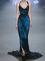 Elegant Halter Sleeveless Mermaid Long Prom Dress,SWS2060