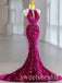 Sparkly Halter Strapless Sleeveless Mermaid Long Prom Dress,SWS2510