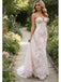 Beautiful Lace Sweetheart Sleeveless Mermaid Long Prom Party Dress,SWS2608