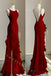 Elegant Scoop Sleeveless Ruffle Mermaid Long Prom Dress,SWS2097