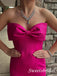 Azalea Bow Strapless Sleeveless Mermaid Floor Length Prom Dress,SWS2556