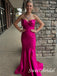 Azalea Bow Strapless Sleeveless Mermaid Floor Length Prom Dress,SWS2556