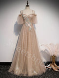Elegant Sweetheart Off soulder A-line Long Prom Dress,SW2009