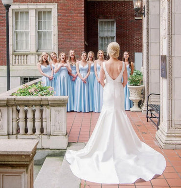 Elegant Sleeveless Sweetheart A-line Long Bridesmaid Dressess, SWE1407