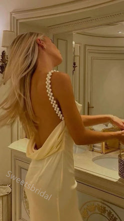 Elegant Jewel Sleeveless Sheath Long Floor Length Prom Dress,SWS2341