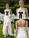 Color-Blocking Lace Ruffles Sleeveless Side Slit A-Line Long Prom Party Dress,SWS2611