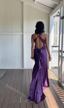 Sexy Deep V-neck Sleeveless Sheath Long Floor Length Prom Dress,SWS2367