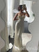 Ivory Sweetheart Sleeveless Mermaid Long Prom Dress,SWS2466