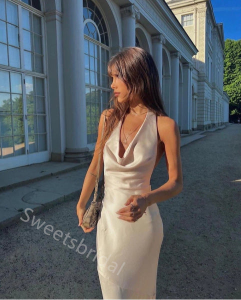 Sexy Jewel Sleeveless Open Back Mermaid Floor Length  Prom Dress,SWS2282