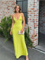 Elegant V-neck Sleeveless Sheath Floor Length  Prom Dress,SWS2295