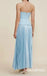 Blue Sweetheart Sweetheart Sleeveless A-line Floor Length Prom Dress,SWS2528