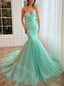 Elegant Sweetheart Sleeveless Mermaid Floor Length Prom Dress,SWS2263