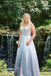 Sparkly Sweetheart Sleeveless A-line Long Floor Length Prom Dress,SWS2346