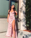 Elegant Sweetheart Side Slit Sheath Long Floor Length Prom Dress,SWS2365