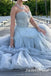 Light Grey Sweetheart Sleeveless A-line Floor Length Prom Dress,SWS2546