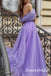 Purple Sparkly Off Shoulder Sleeveless A-line Floor Length Prom Dress,SWS2550