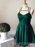Sexy V-neck Sleeveless  A-line Short Mini Homecoming Dress, BTW364