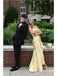 Sexy Strapless Sleeveless Ruffles Side Slit Mermaid Floor Length Prom Dress,SWS2573