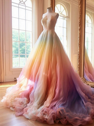 Elegant Sweetheart Sleeveless A-line Floor Length Prom Dress,SWS2226