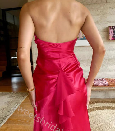 Sexy Halter Sleeveless Sheath Floor Length Prom Dress,SWS2393