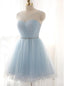 Elegant Scoop Sleevelless A-line Short Mini Homecoming Dress, BTW371