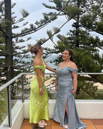 Green V-neck Sleeveless Sheath Floor Length Prom Dress,SWS2249