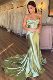 Sexy Sweetheart Sleeveless Mermaid Floor Length Prom Dress,SWS2184