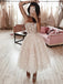 Elegant Halter Sleeveless A-line Long Homecoming Dress, BTW385