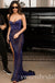 Sparkly Sleeveless Strapless Mermaid Long Prom Dress,SWS2478