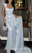 Sparkly V-neck Sleeveless Mermaid Long Prom Dress,SWS2438