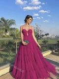 Charming Sweetheart Sleeveless A-line Long Floor Length Prom Dress,SWS2354