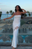 Sexy Spaghetti Straps Sleeveless Mermaid Long Prom Dress,SWS2101