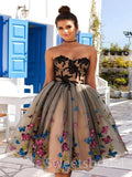 Charming Sweetheart A-line Short Homecoming Dress, BTW410