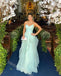 Elegant Sweetheart Sleeveless Ruffle A-line Floor Length Prom Dress,SWS397