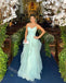 Elegant Sweetheart Sleeveless Ruffle A-line Floor Length Prom Dress,SWS2397