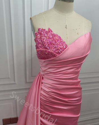 Sexy V-neck Sleeveless Mermaid Long Prom Dress,SWS2124