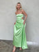 Sexy Strapless Sleeveless A-line Long Floor Length Prom Dress,SWS2333