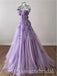 Romantic Sweetheart Sleeveless A-line Long Prom Dress,SWS2506